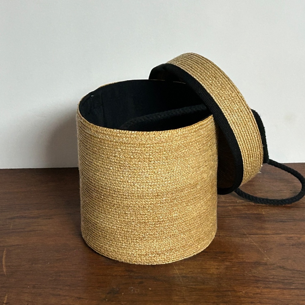 Peter Beaton Leghorn Straw Bag - Picture 4 of 8